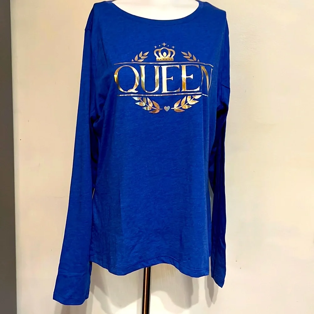Queen shirt NWT royal blue